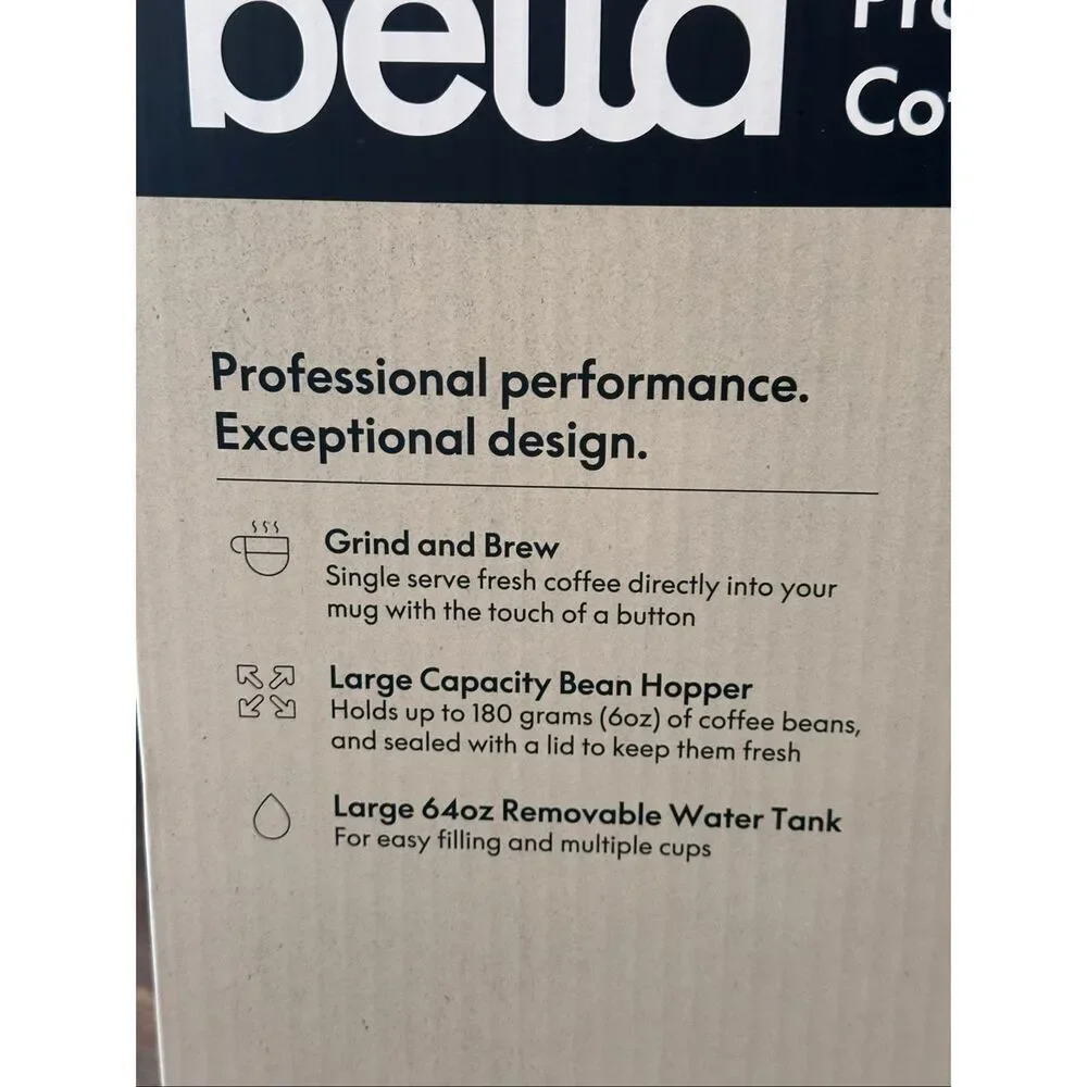 bella PRO - Perfect Grind Programmable Single-Serve Coffee Maker with Integrated